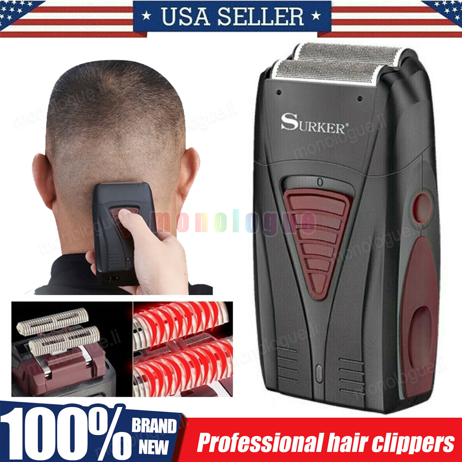 Men Electric Shaver Razor Beard Trimmer Hair Shaving Machine USB Rechargeable US Men Electric Shaver Razor Beard Trimmer Hair Shaving Machine USB Rechargeable US