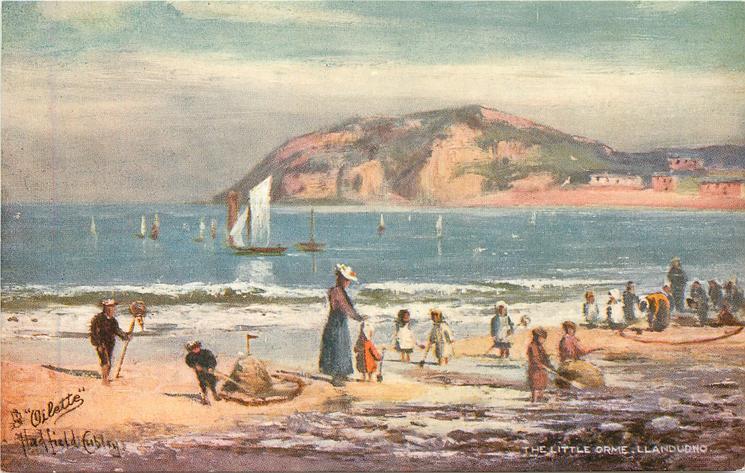 Llandudno Wales View Of The Little Orme OLD PHOTO