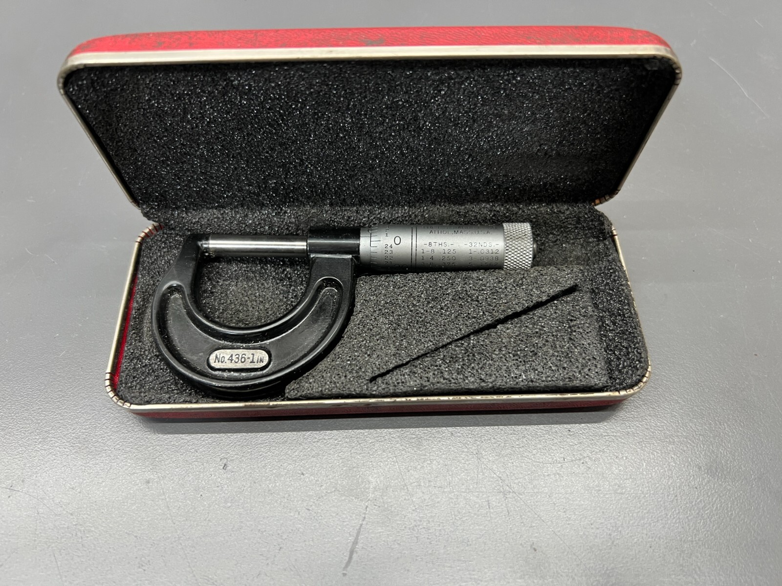 (h) L.S. STARRETT NO. 436 1