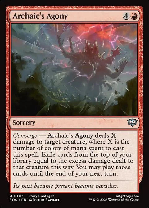 MTG - Archaic\'s Agony (107) MTG - Archaic\'s Agony (107)