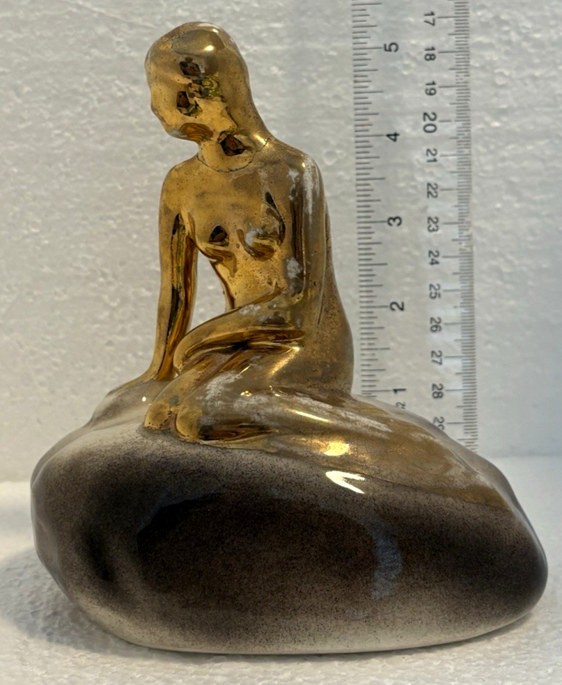 Vintage Carlsberg Beer Tap Ornament Copenhagen Harbor Denmark Little Mermaid