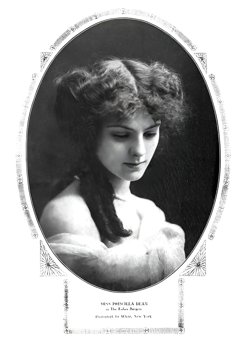 PRISCILLA DEAN - 1912 Early Cinema Star - 5 x 7 inch Photo