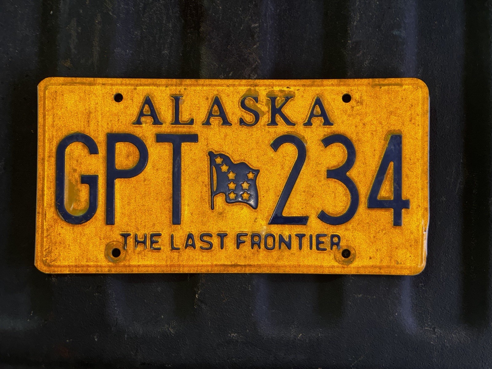 Vintage Alaska License Plate – “The Last Frontier” – Collectible Vintage Alaska License Plate – “The Last Frontier” – Collectible