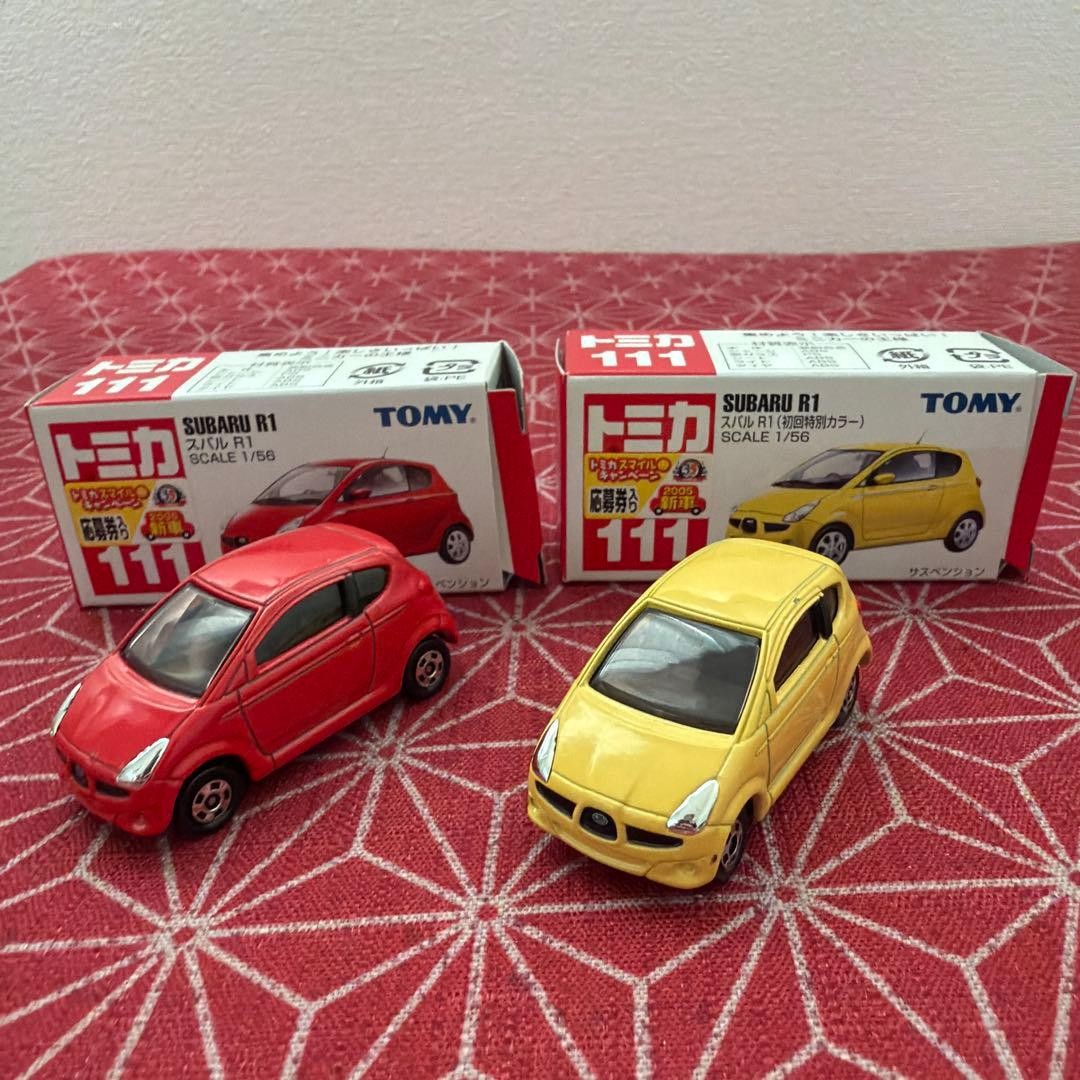 45 Tomica SUBARU R1 No.111 Set of 2