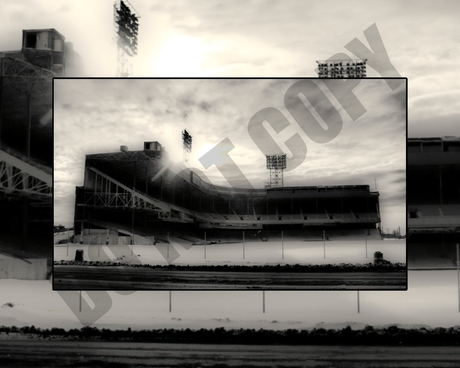January 2009 Detroit Tiger Stadium Trumbull In Ruins 8x10 Photo