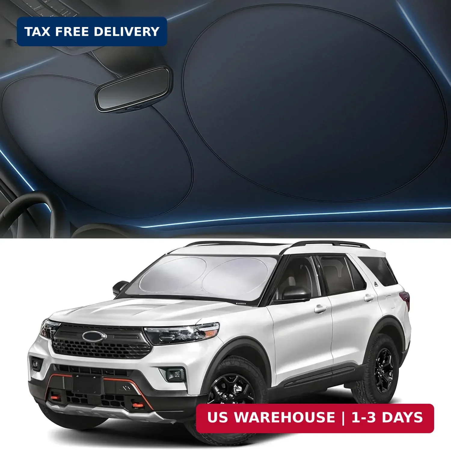 Windshield Sun Shade, Foldable Car Window Shades, 280T Visor Shade Windshield Sun Shade, Foldable Car Window Shades, 280T Visor Shade