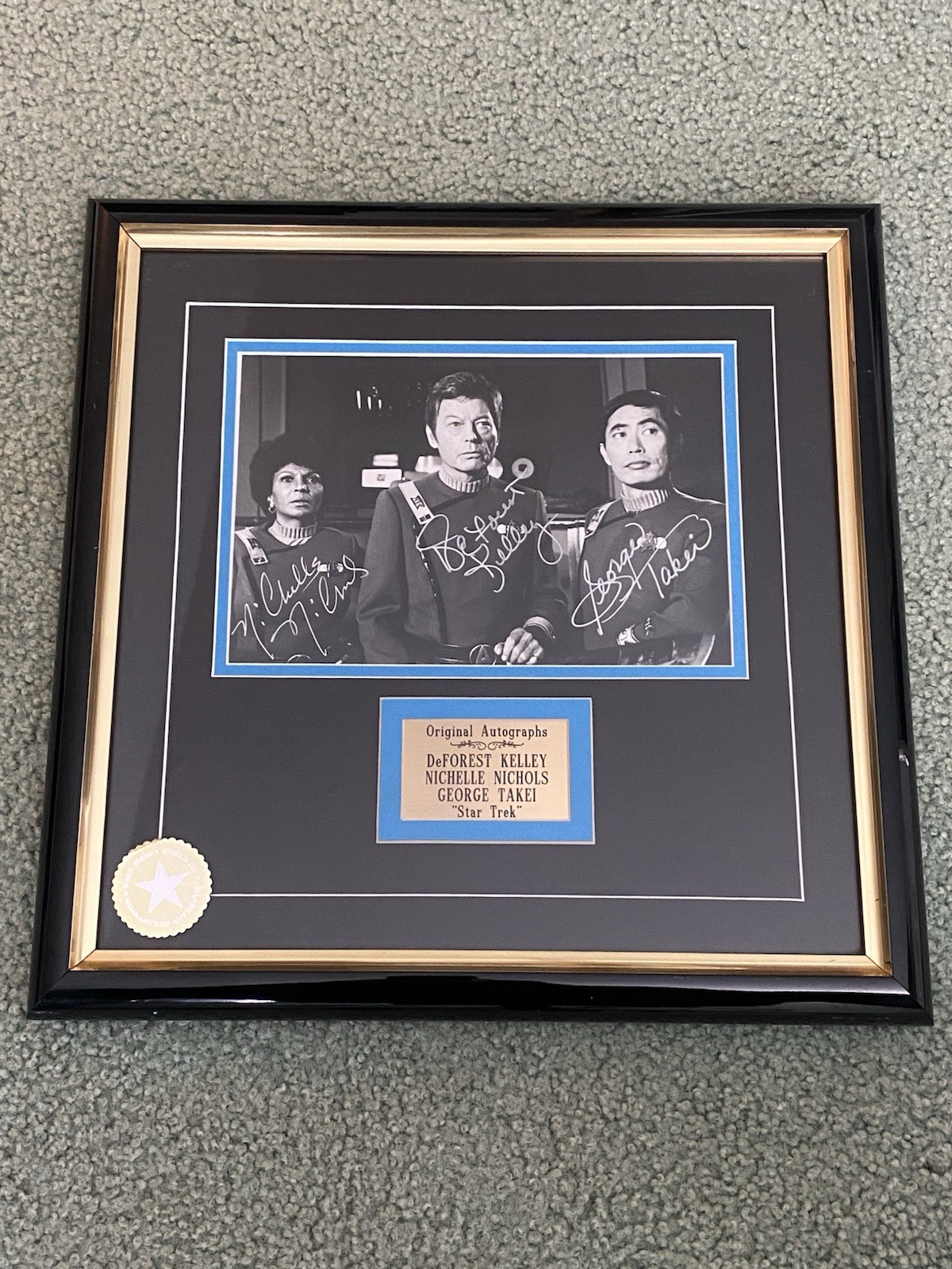 Star Trek Original Autographs DeForest Kelley Nichelle Nichols George Takei Star Trek Original Autographs DeForest Kelley Nichelle Nichols George Takei