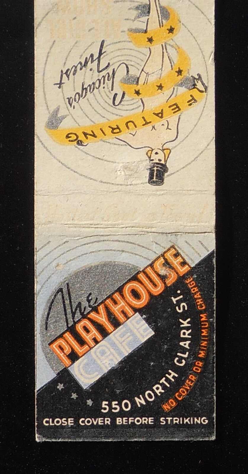 1930s The Playhouse Cafe Finest All Girl Show Clark TOPHAT T0PLESS CHICK Chicago