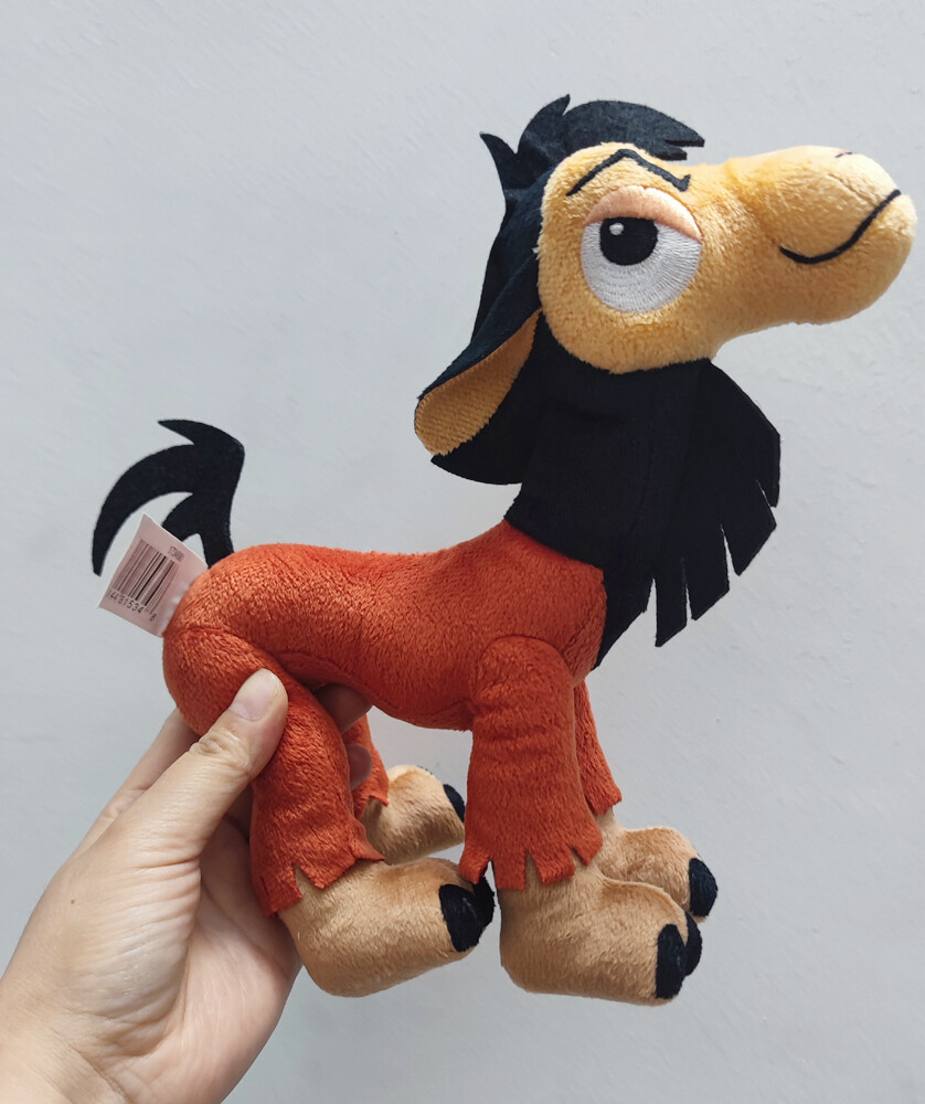 Disney The Emperor\'s New Groove Kuzco Vintage Posable Plush doll 22cm