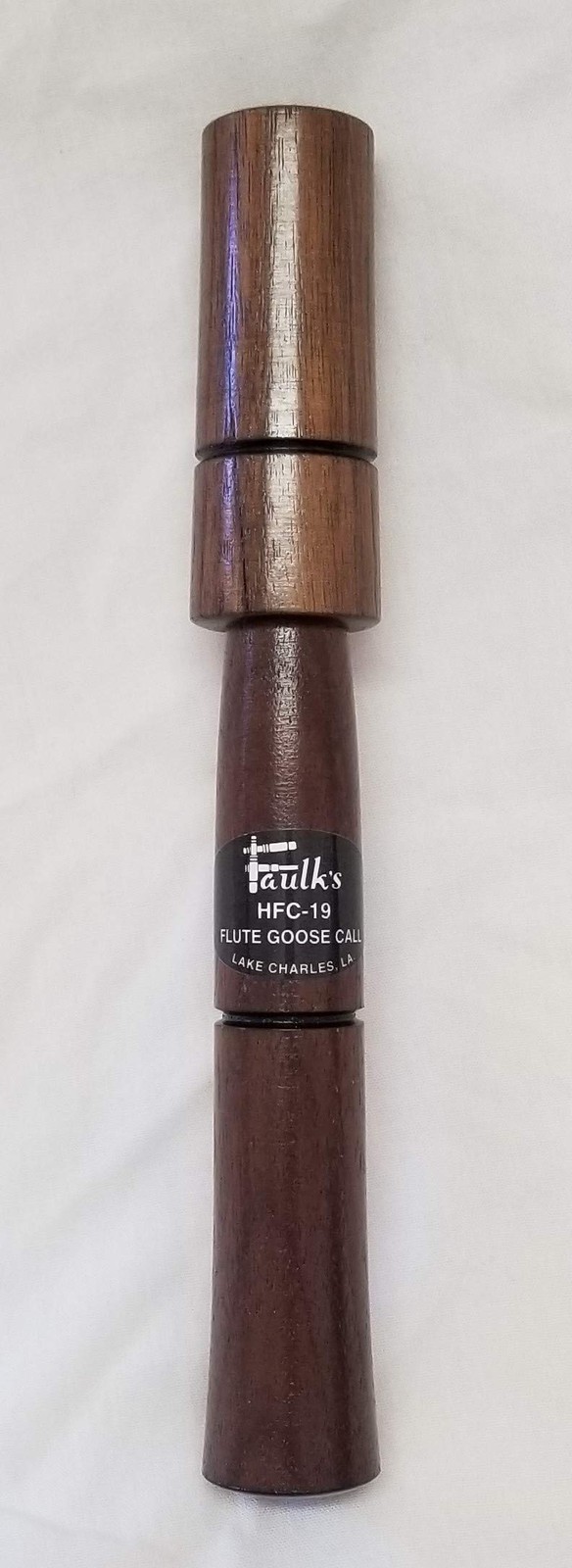 Faulk\'s Game Calls Flute Goose Call HFC 19 Wood Brown Standard Functional Travel Faulk\'s Game Calls Flute Goose Call HFC 19 Wood Brown Standard Functional Travel