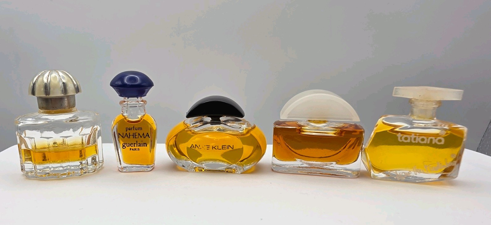 Vintage Mini Perfume Bottle Lot of 5