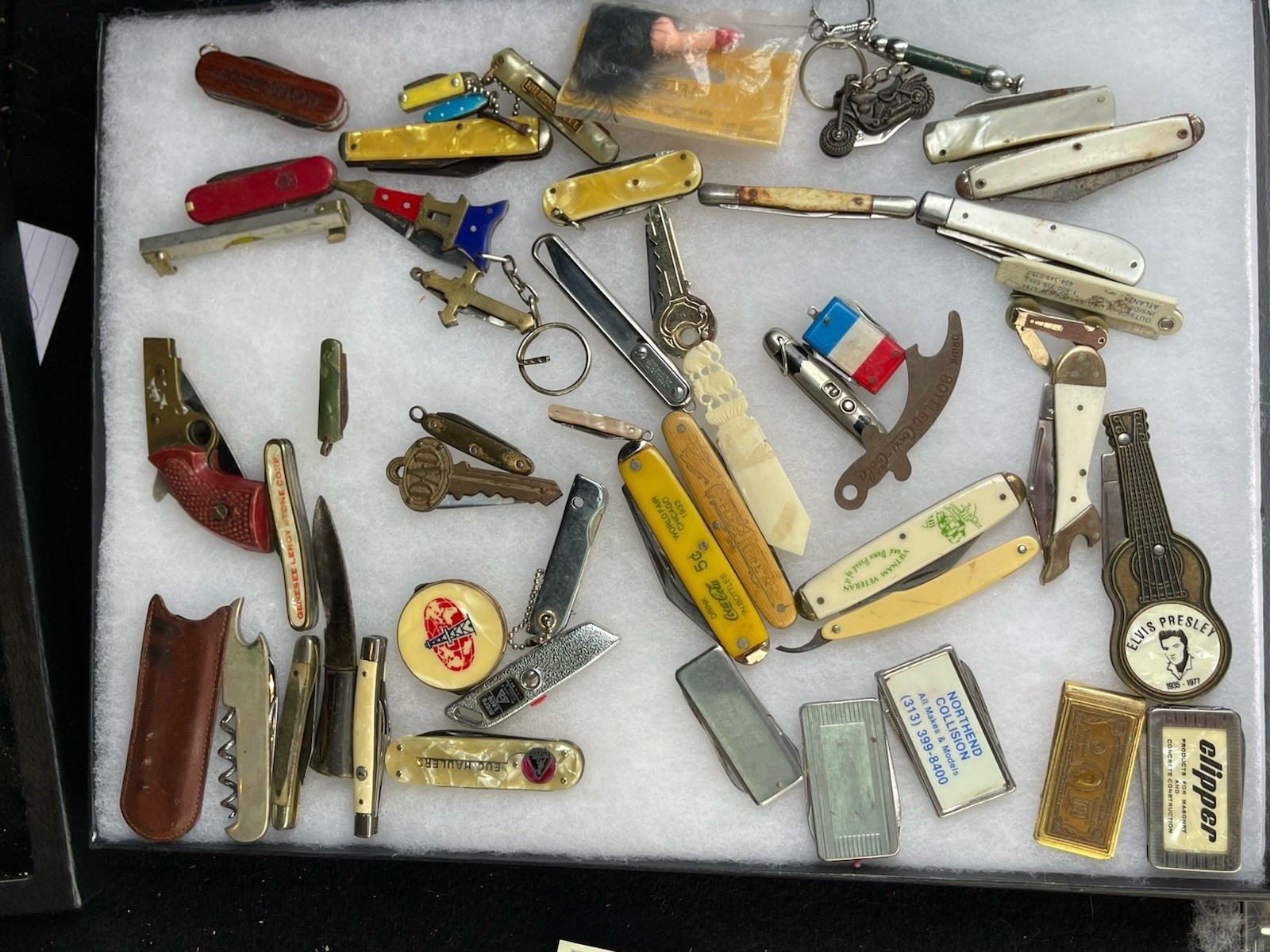 Pen Pocketknife Advertising Collection Old Estate Vintage 45 + Pieces Pen Pocketknife Advertising Collection Old Estate Vintage 45 + Pieces