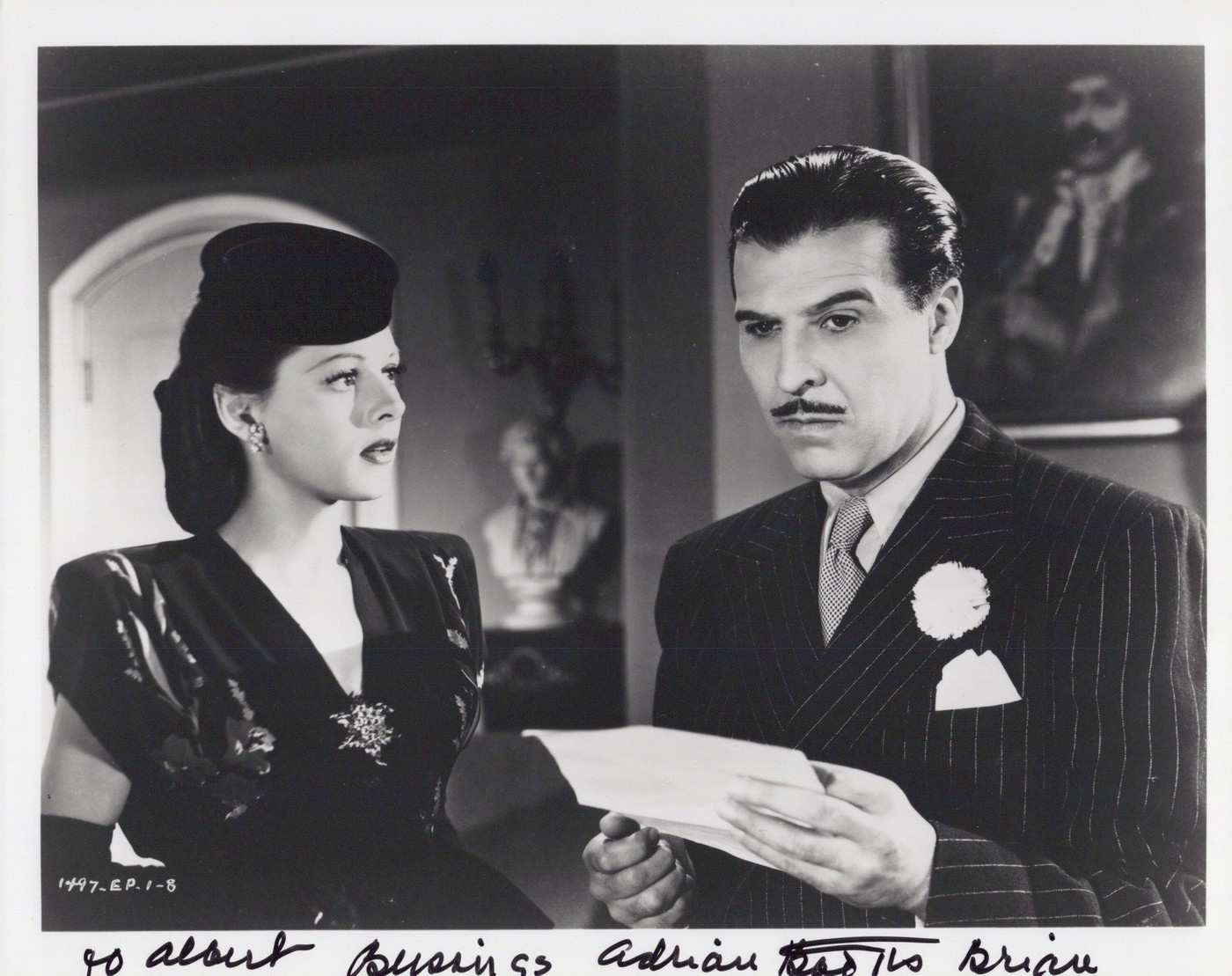 Adrian Booth Lorna Gray Republic Pictures Actress 1940s - Hand Signed Photo