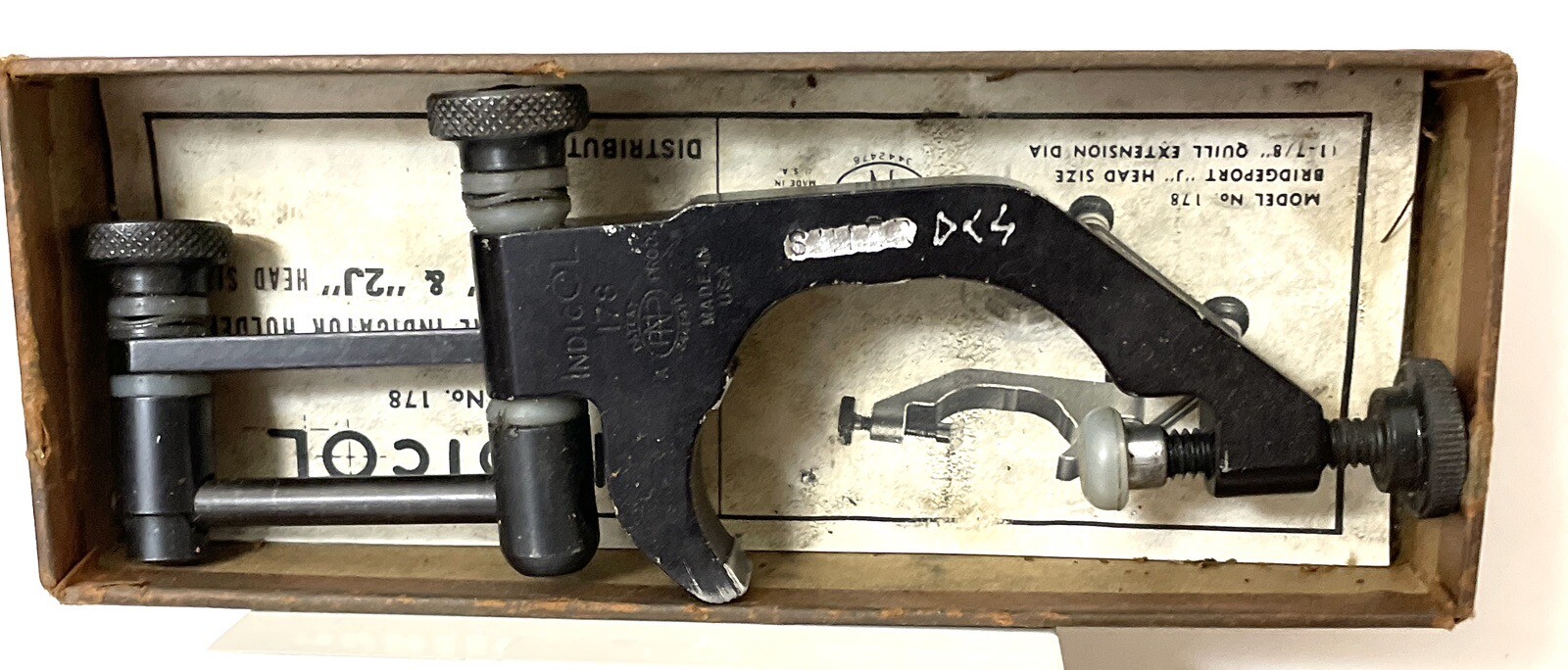 Indicol Universal Dial Indicator Holder #178 ￼ Bridgeport J Head S Style 1 7/8”