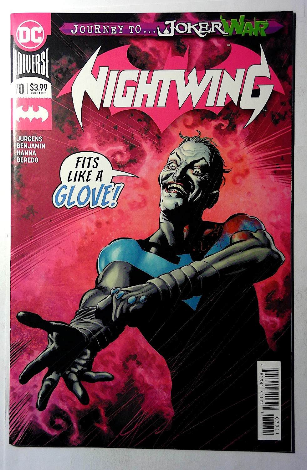 Nightwing #70 A (2020) DC Comics 9.4 NM Joker War 1st Print Comic Book