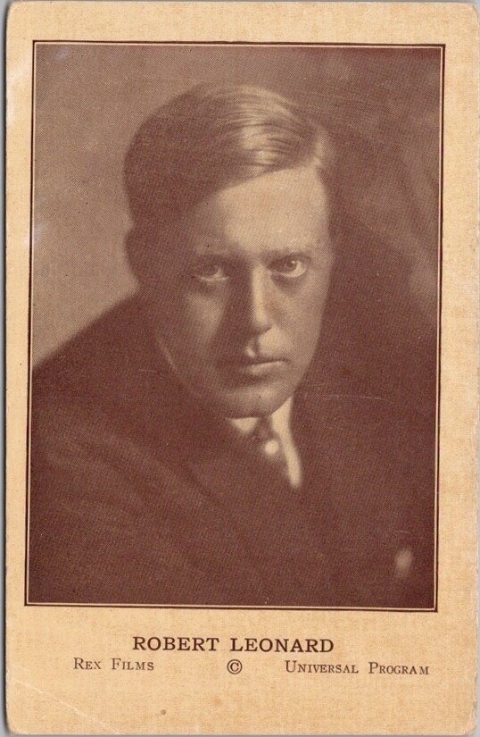 c1920s Silent Film Actor ROBERT LEONARD Postcard \
