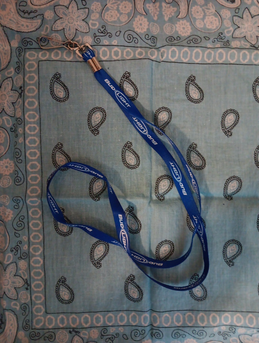 Promotional festival Bud light budweiser lanyard NOS Promotional festival Bud light budweiser lanyard NOS