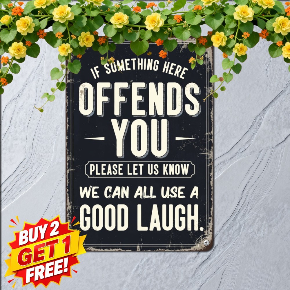 Multi-functional,multi-purpose,fun metal signage Tin Metal Signs Home Dcor 8x12