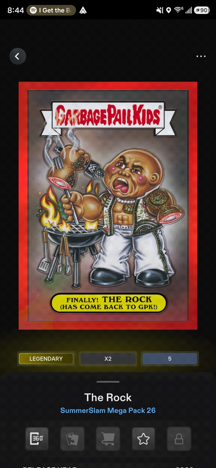 Digital GPK Slam Rock 5cc Garbage Pail Kids 