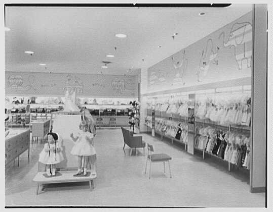 Garden City Long Island NY 1960s Lord & Taylor Childrens Store Interior