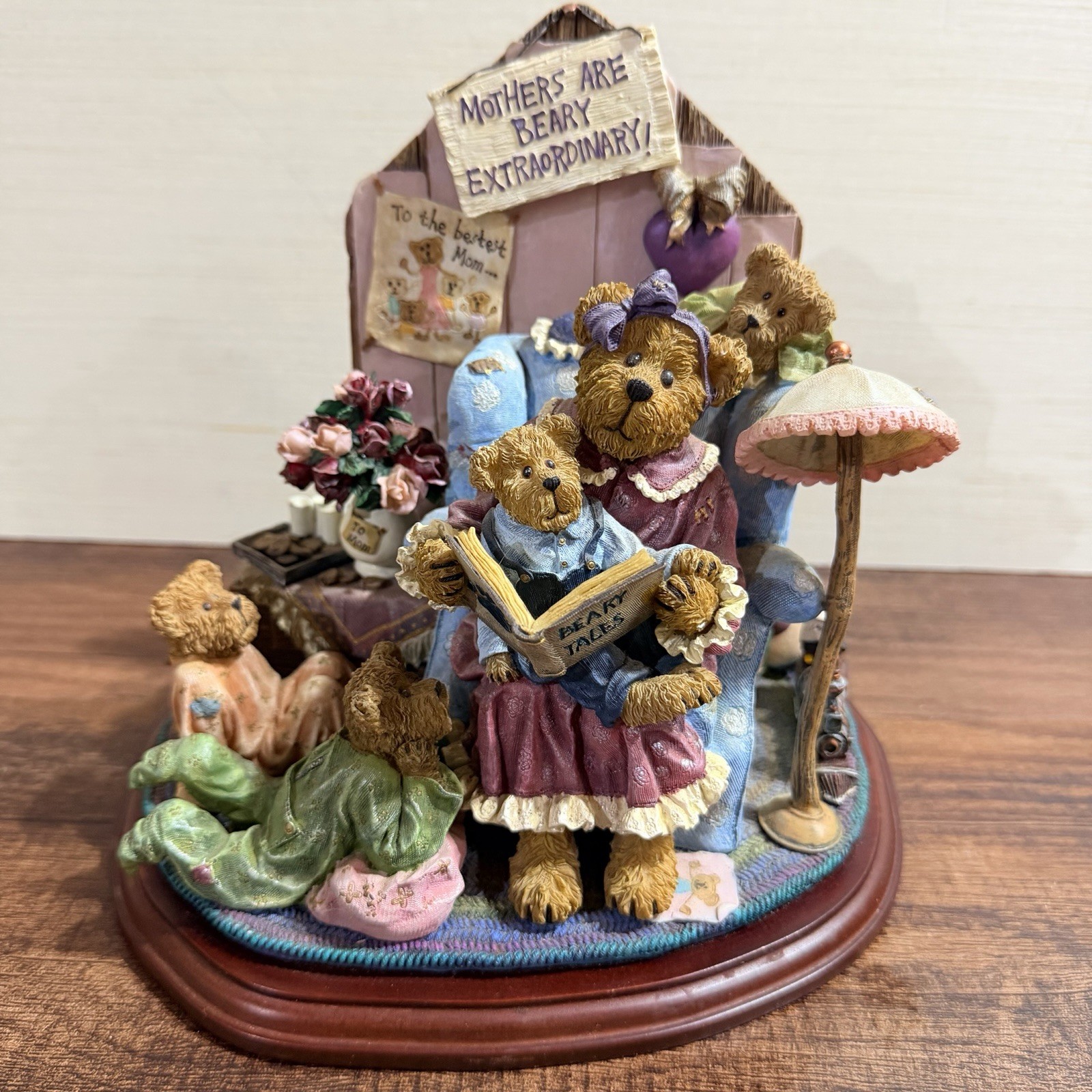 Boyds Bears Mothers Are Beary Extraordinary Mother's Day Figure Danbury Mint