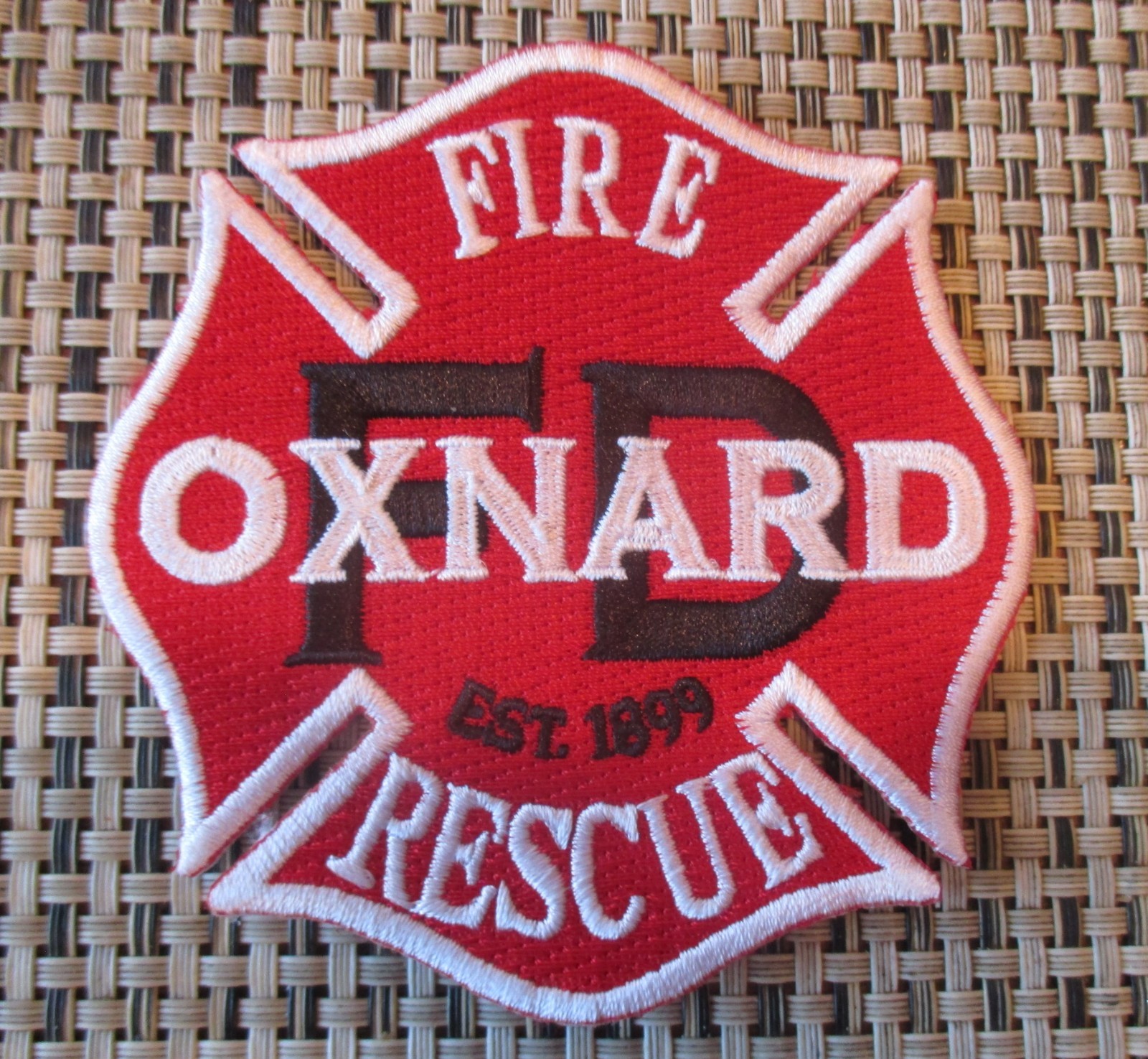 City of Oxnard California Fire Department Uniform Patch