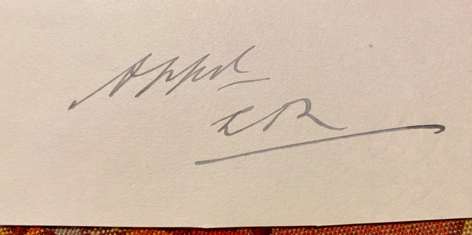 King Edward VII Signed Cut  Royalty UL Approved E.R.”