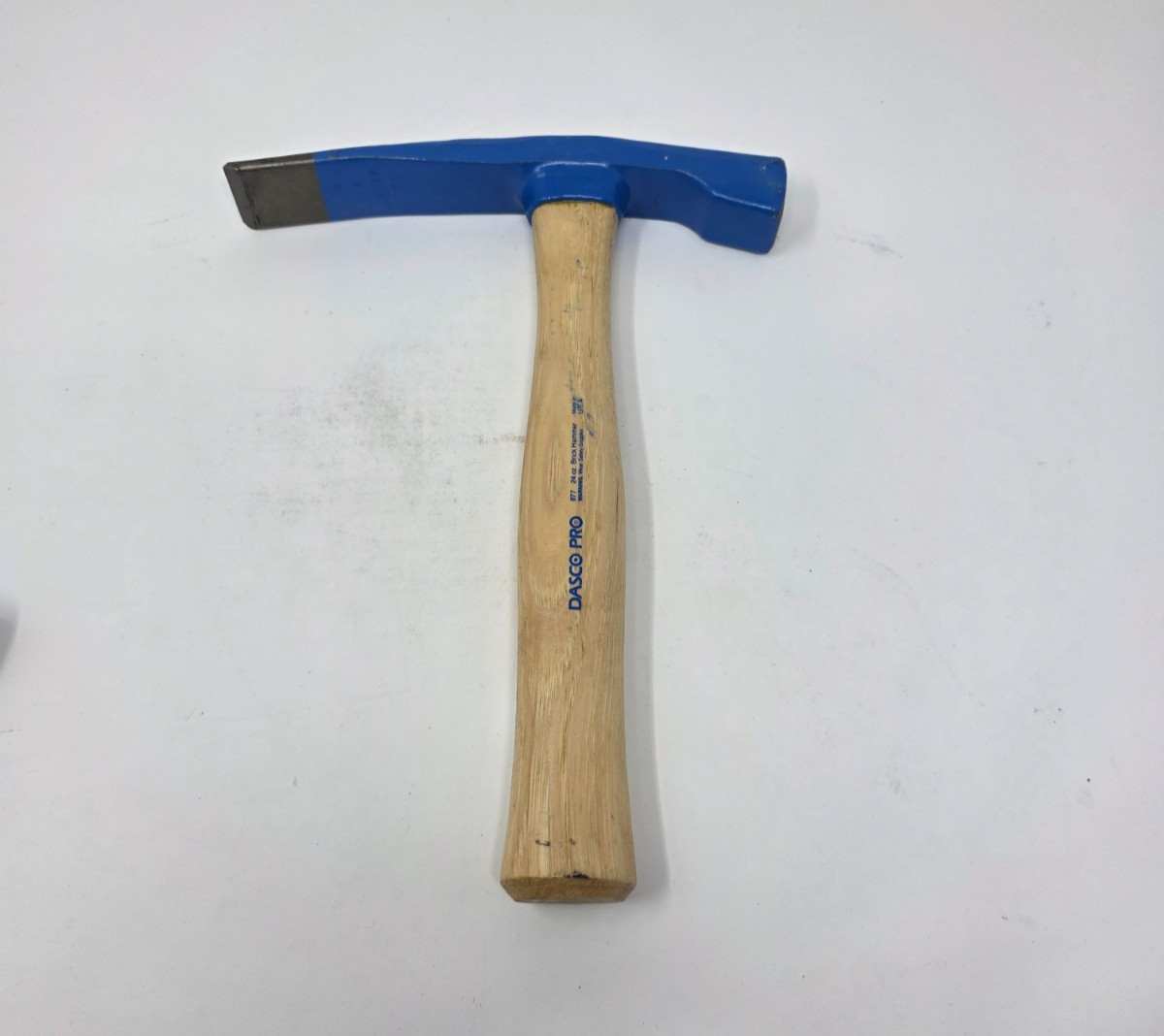DASCO PRO 877 24oz Masonry Brick Hammer, USA Made, Blue Head New Old Stock