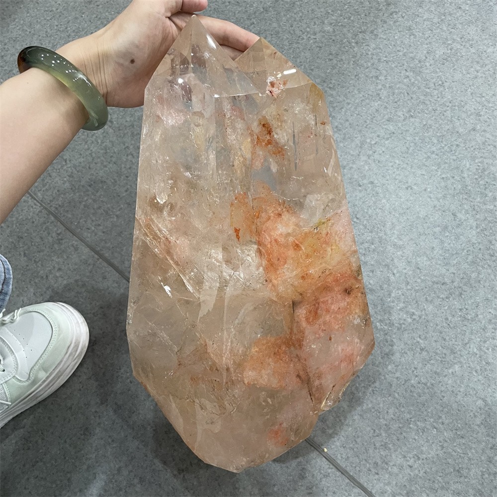 43.9LB RareA++ Top Natural Clear Quartz Cluster Crystal Geode Druzy Energy Rock