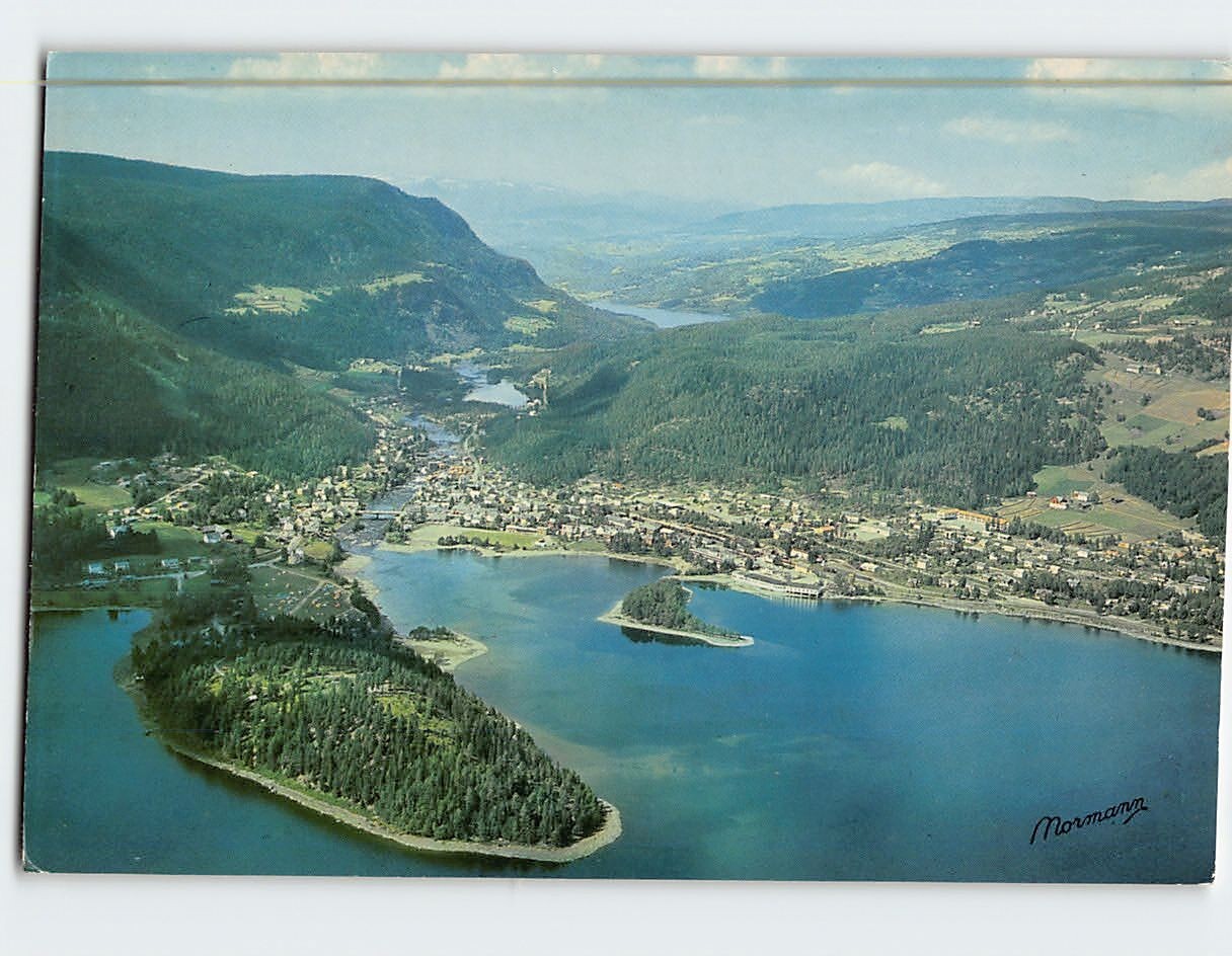 Postcard Fagernes Valdres valley Fagernes Norway