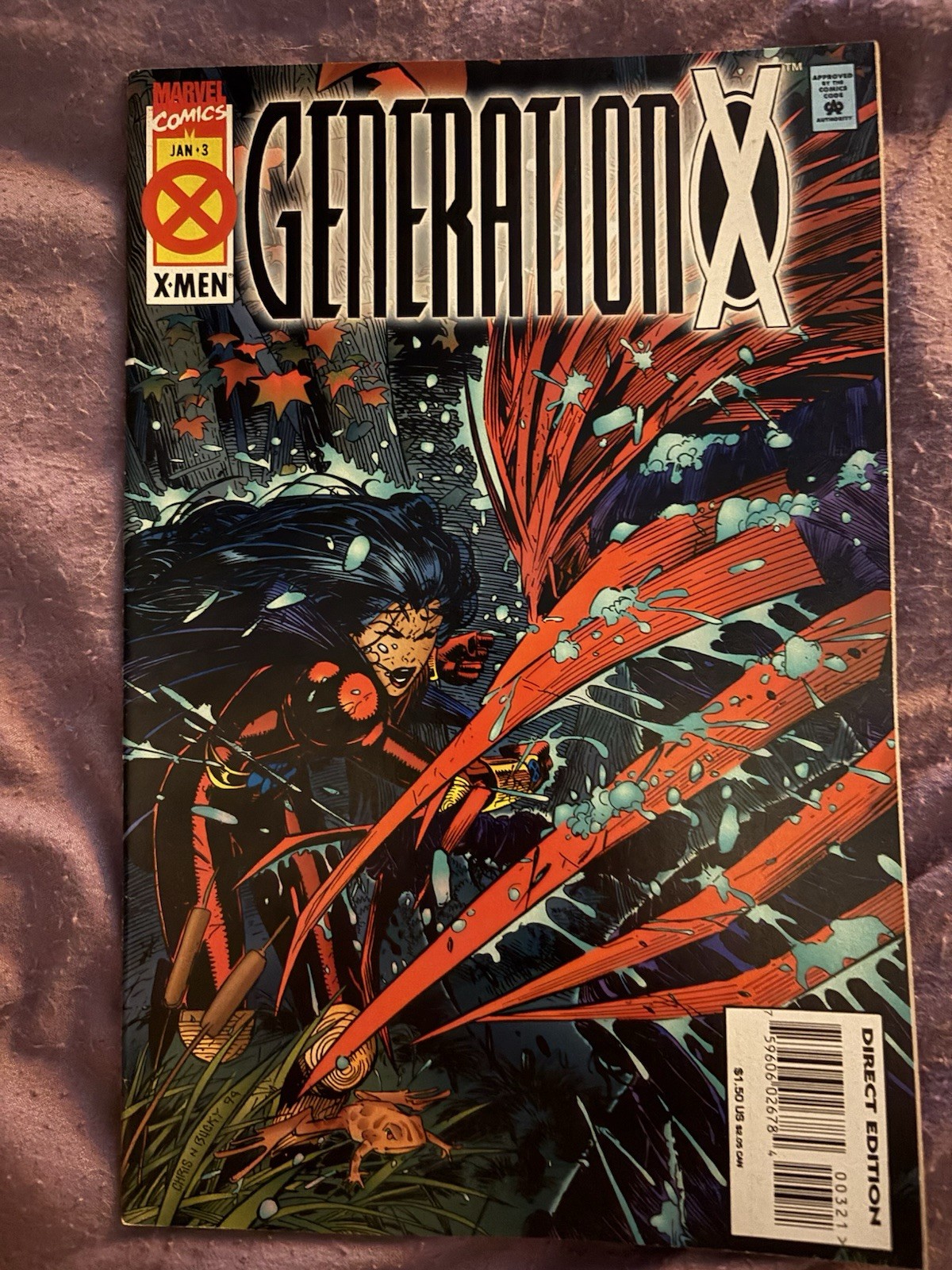 Marvel Comics Generation X 1993 Direct Edition X-Men Scott Lobdell Chris Bachalo
