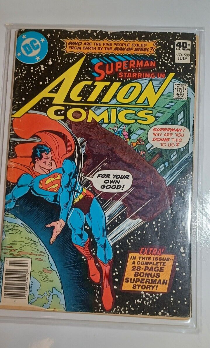 Action Comics #509 (DC Comics July 1980) - Superman - Collectable Action Comics #509 (DC Comics July 1980) - Superman - Collectable