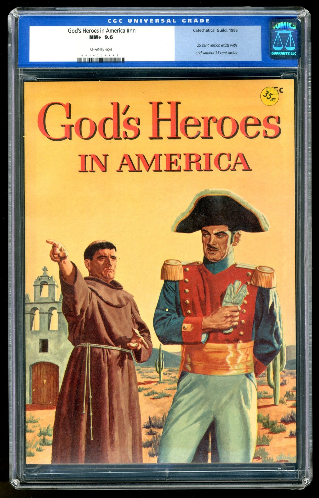 God\'s Heroes in America 35c Edition NN CGC 9.6 1956 0050730003