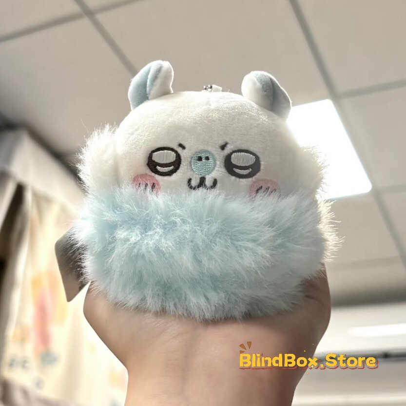 10cm/4in Cute Chiikawa Plush Doll Keychain Momonga Bag Charm Mascot Fans Gift