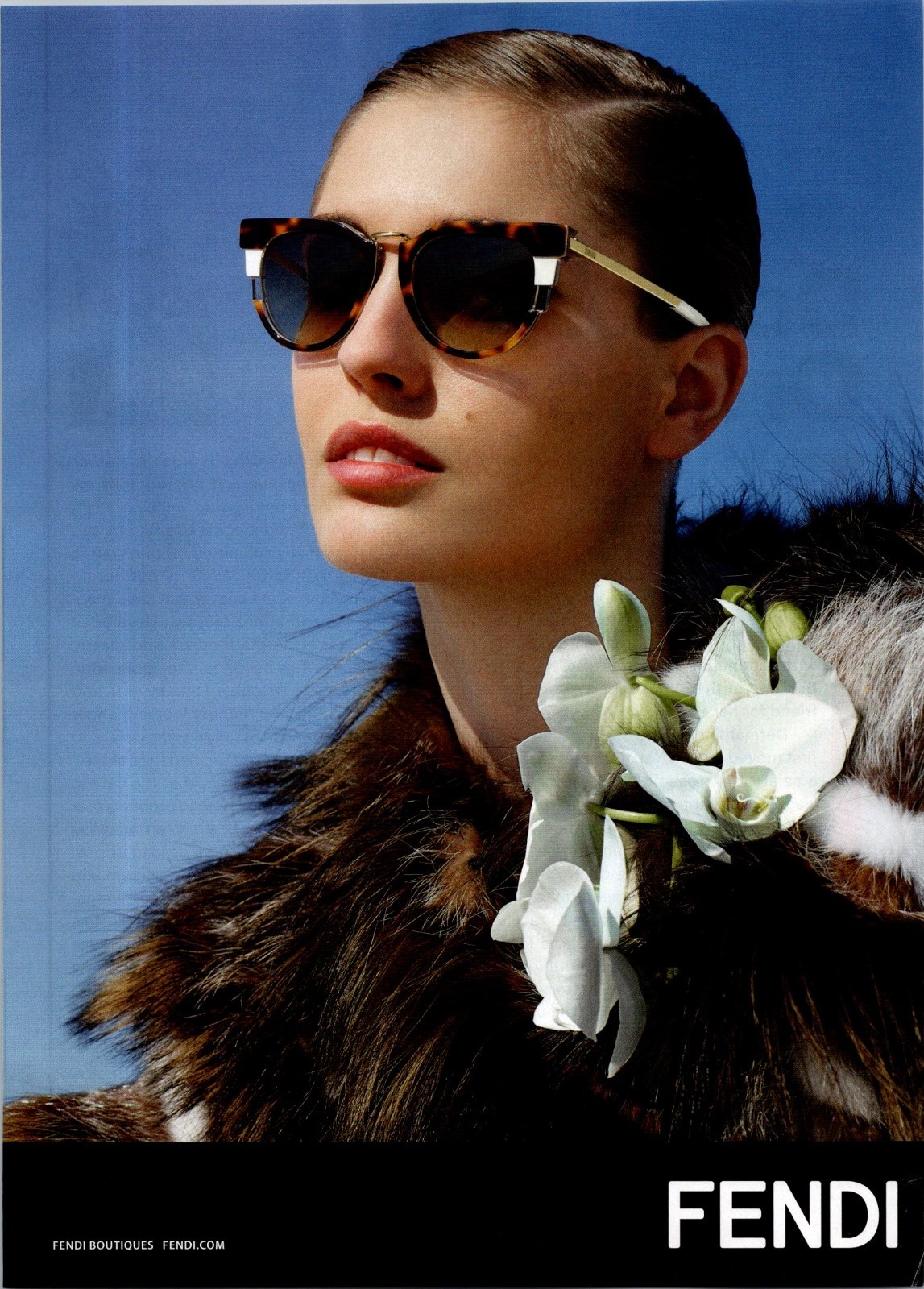 2014 • FENDI Sunglasses • Print Ad • 2010s  • iA.28