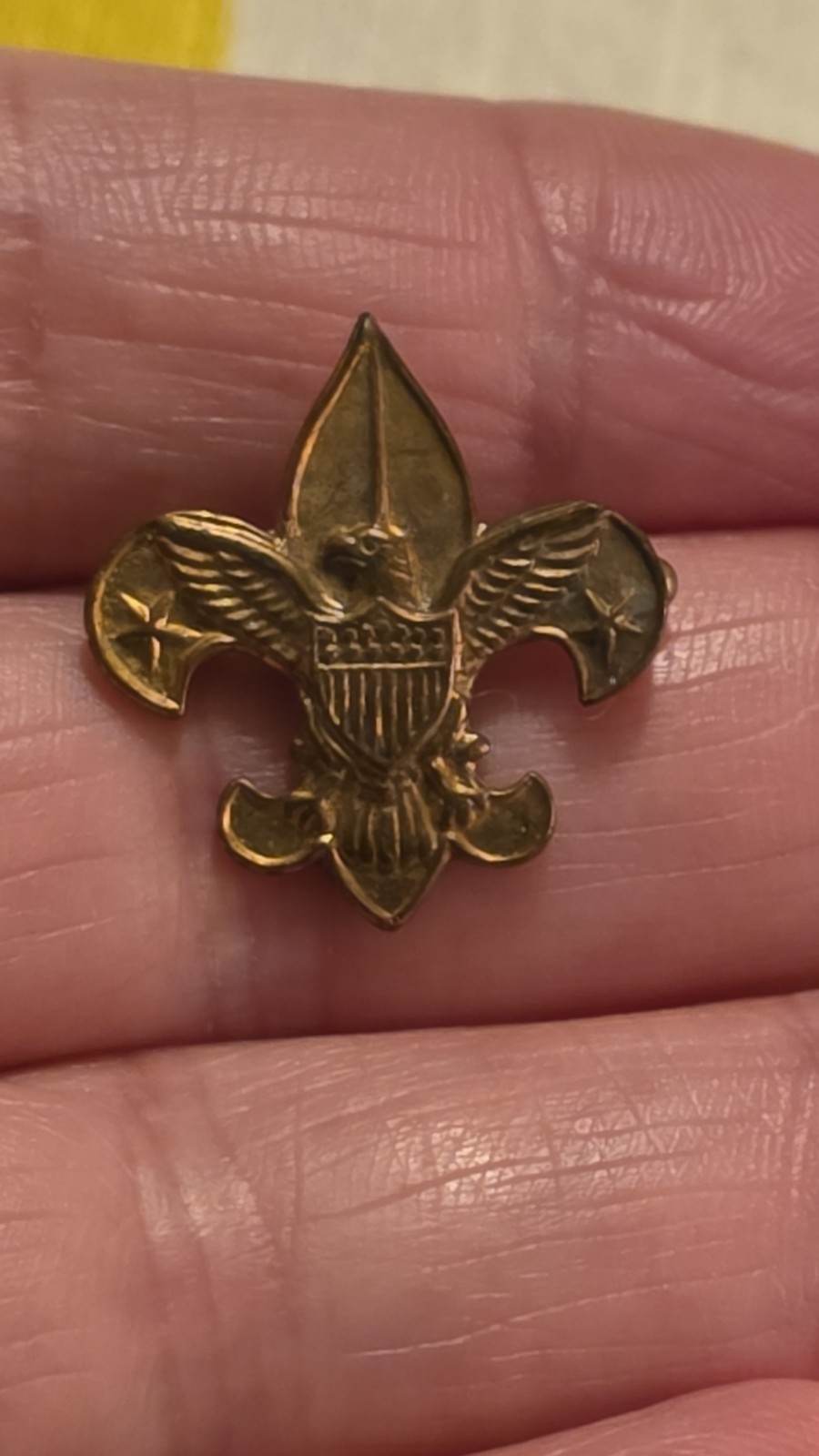 Vintage BSA patent 1911 Boy Scout Scout Pin Tenderfoot Hat Collar 3/4” Lapel Vintage BSA patent 1911 Boy Scout Scout Pin Tenderfoot Hat Collar 3/4” Lapel