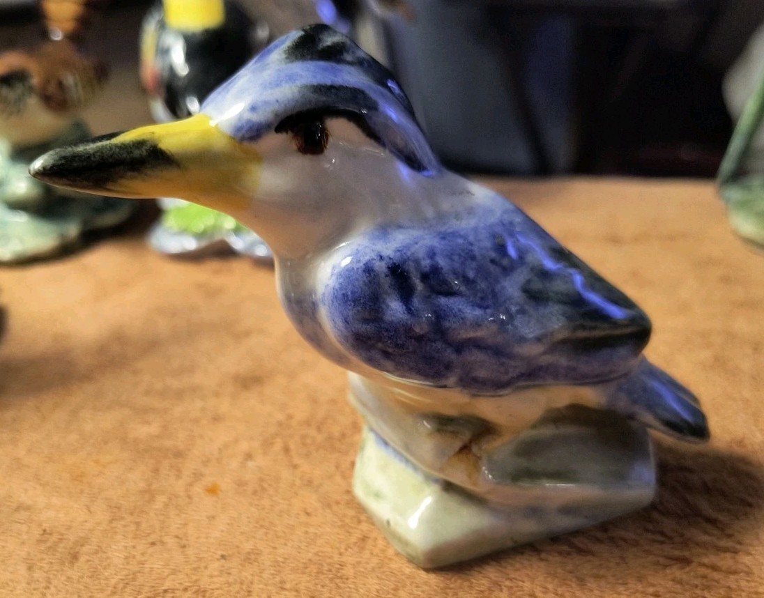 Vintage Stangl Pottery Kingfisher Bird Figurine 3406S No Damage Vintage Stangl Pottery Kingfisher Bird Figurine 3406S No Damage