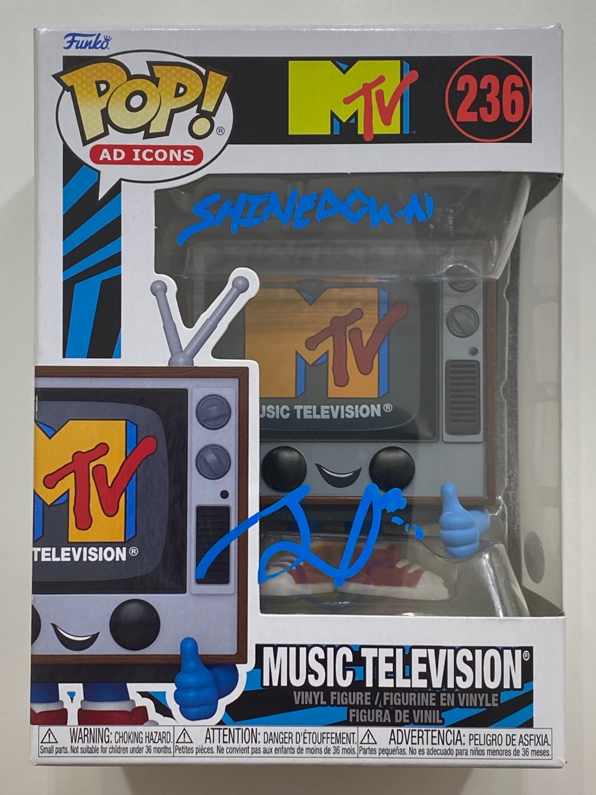 Musician Brent Smith of Shinedown Signed 2024 MTV Funko Pop #236 JSA COA CH42353