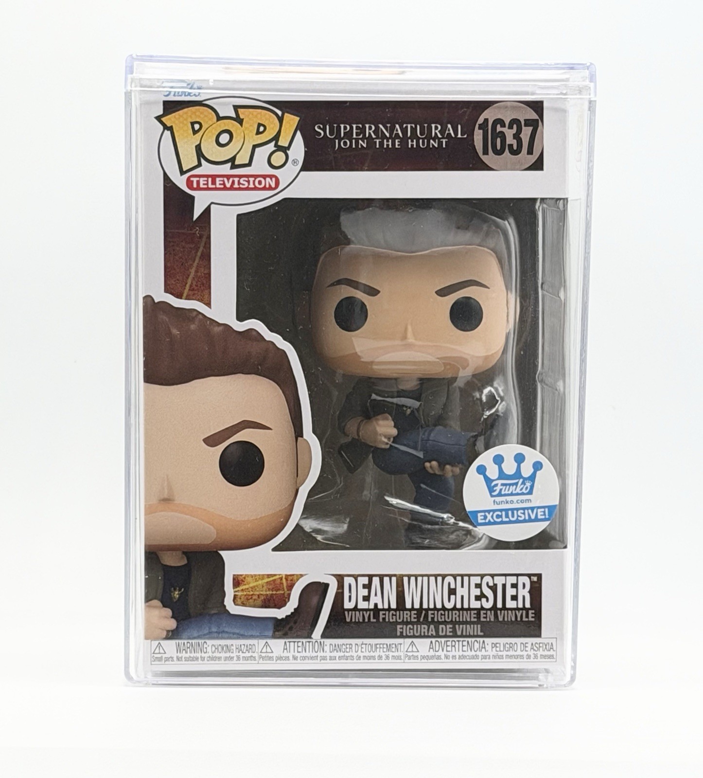 Funko Pop Supernatural #1637 Dean Winchester (Eye Of The Tiger) w/ Hard Case