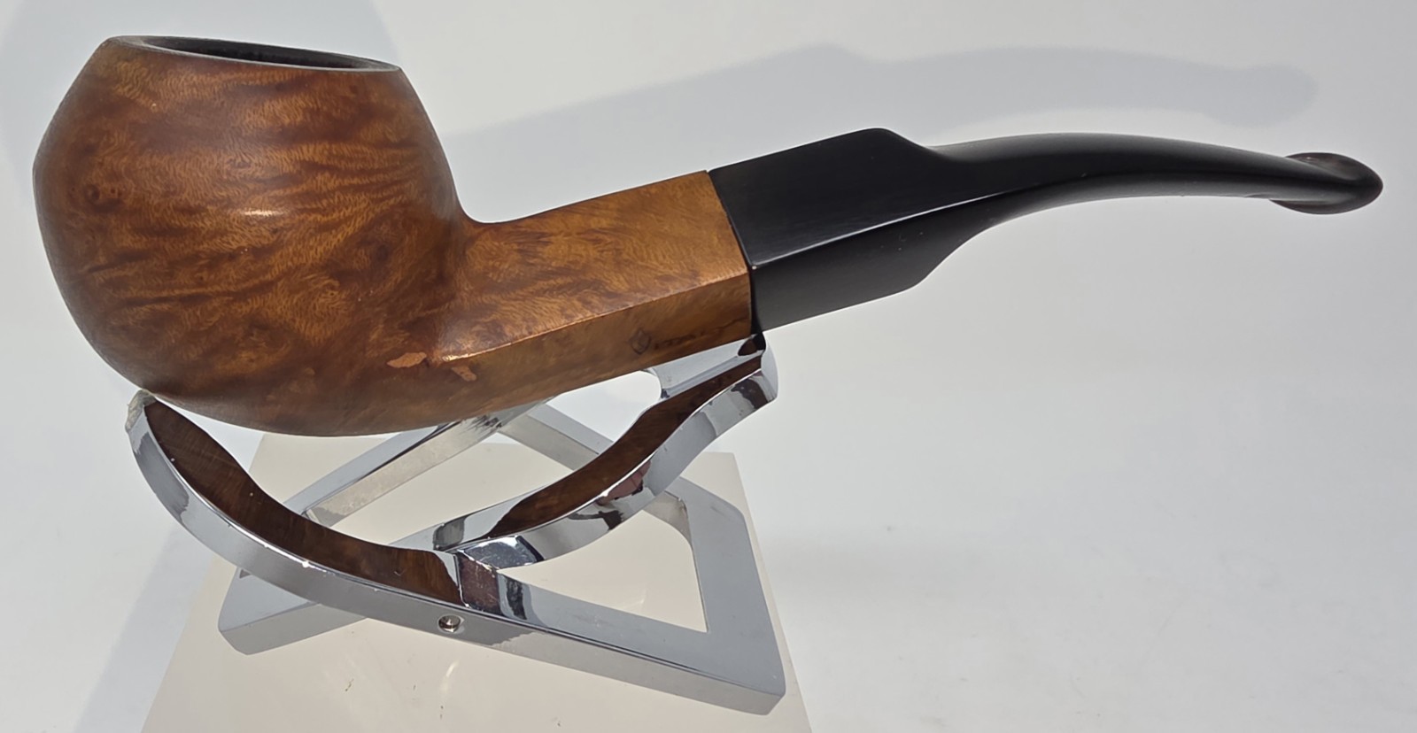 Estate Salvinelli Bent Bulldog Briar Pipe - 
