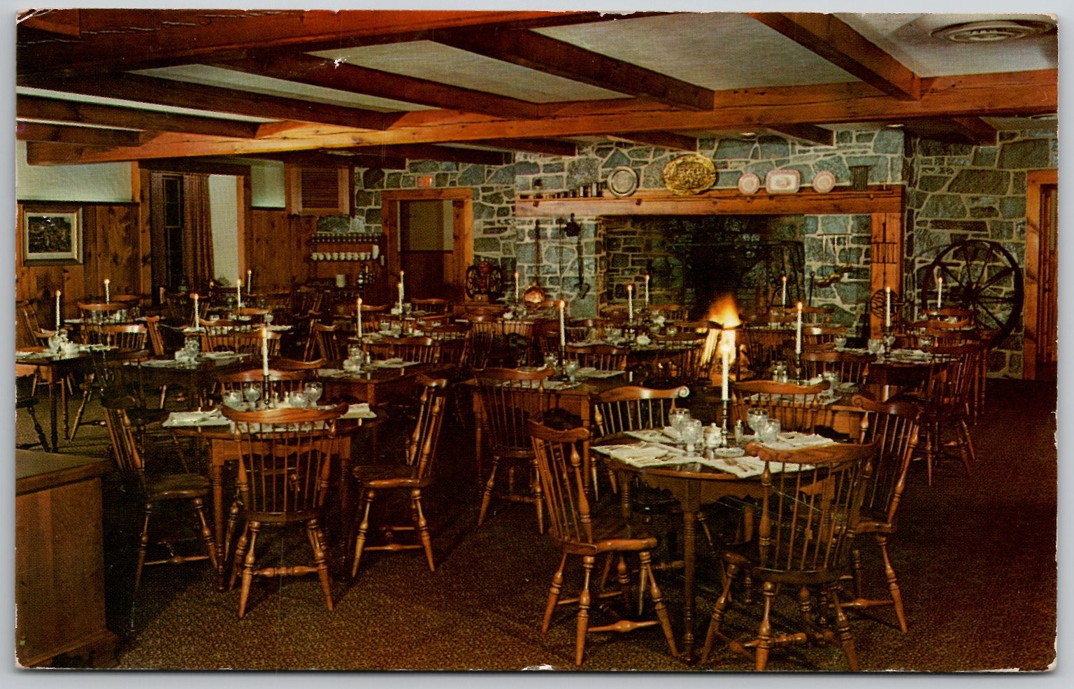 1959 Conestoga Motor Inn Dining Room Lancaster PA Postcard Dexter Press