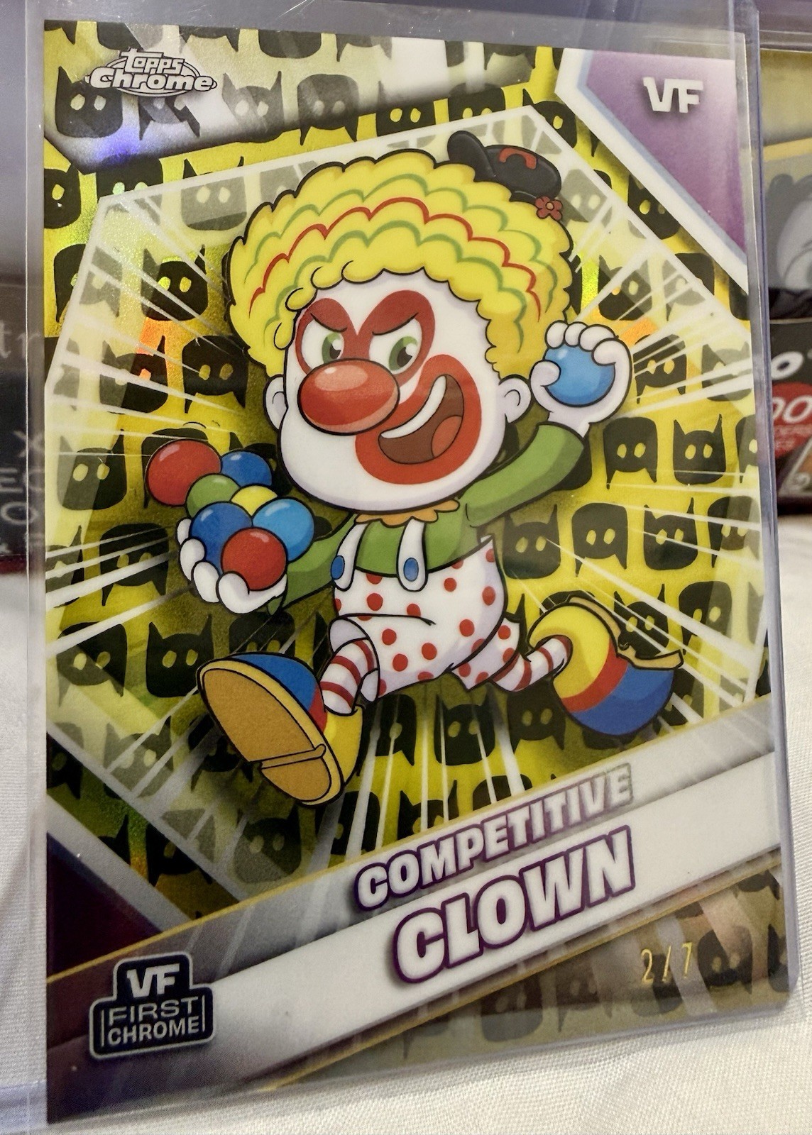 veefriends topps chrome 2026 competitive clown 2/7