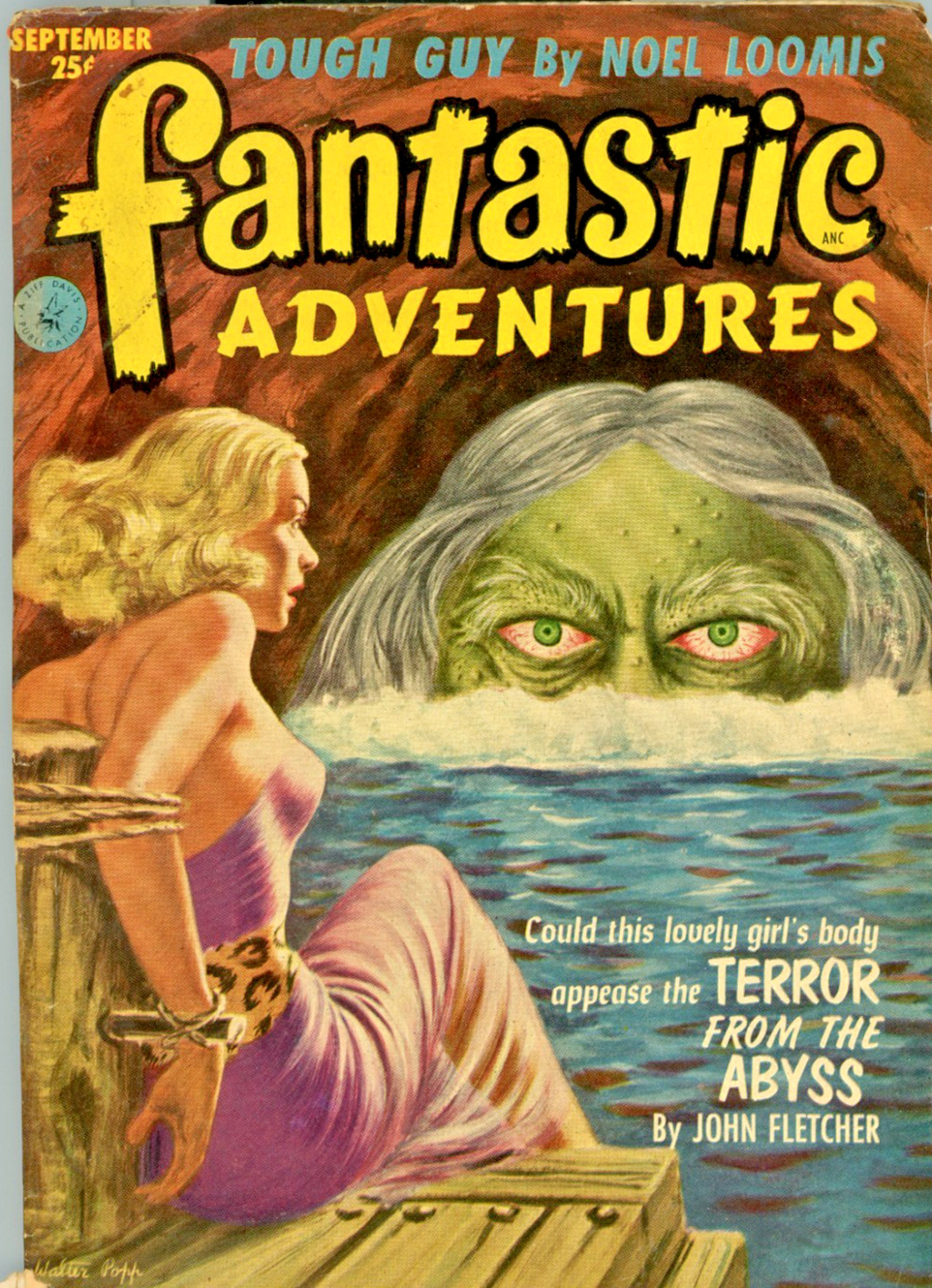FANTASTIC ADVENTURES VOL 14, #9, SEPTEMBER 1952, NICE BONDAGE