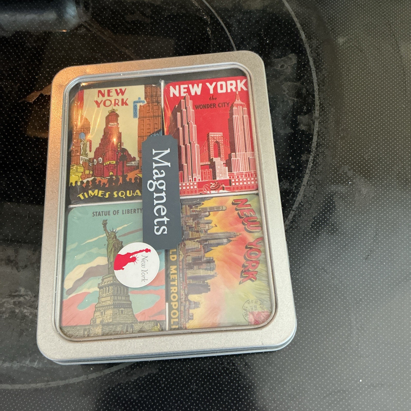 Cavallini & Co Vintage Looking New York Area Magnets in a case of 24