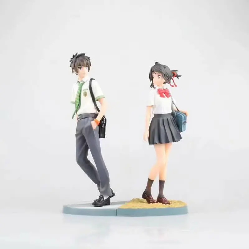 Your Name Taki Mitsuha 23CM PVC Anime Figure Set Collectible Model Toy Gift 2026