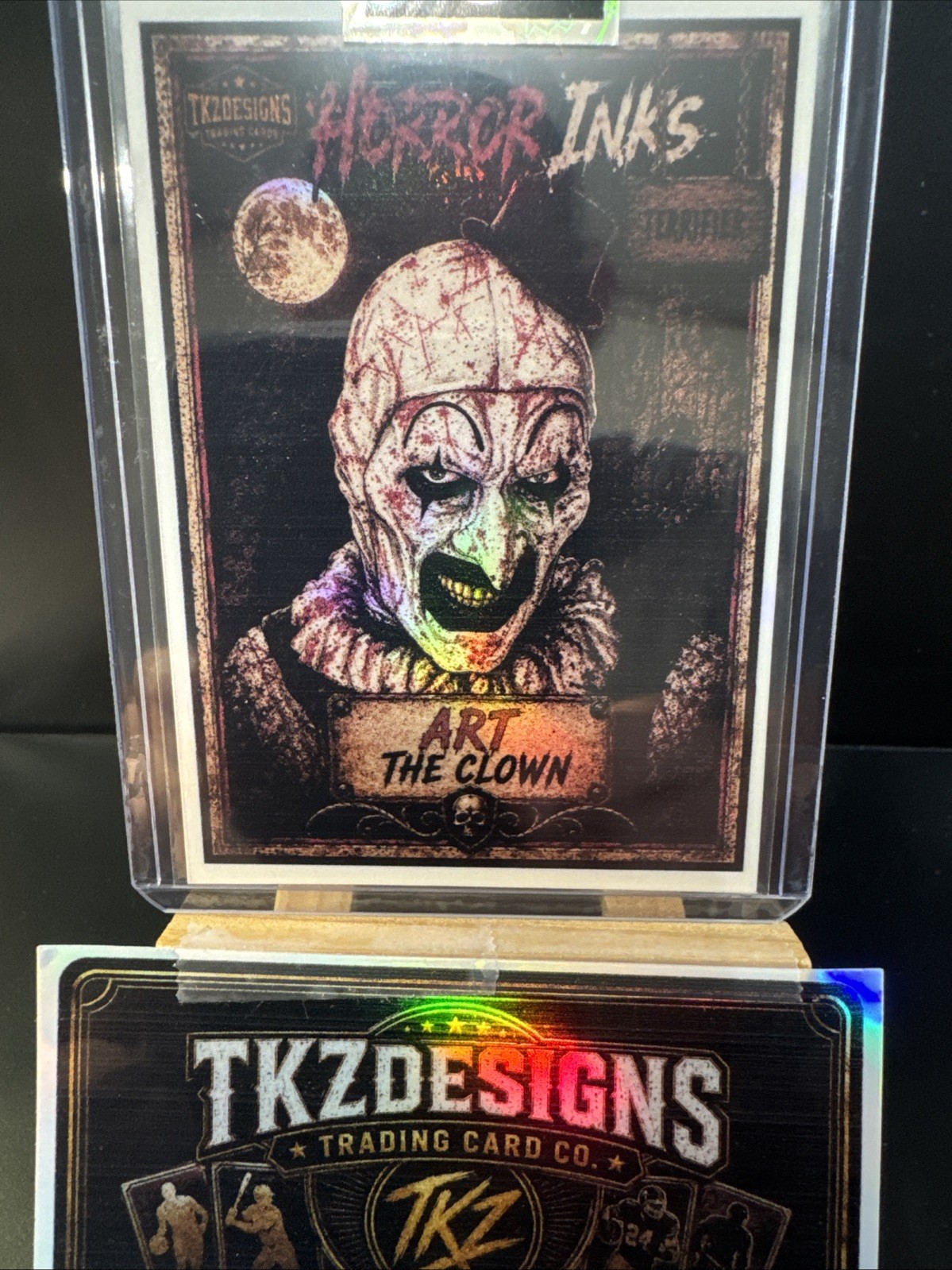 2026 Tkzdesigns Artist Signed Horror inks Terrifier Art The Clown ATC-1