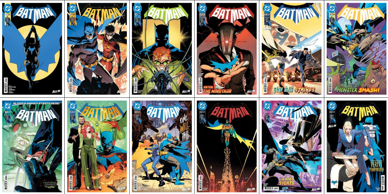 Batman #1 2 3 4 5 6 7 8 9 10 11 12 Set LOT 2025-2026