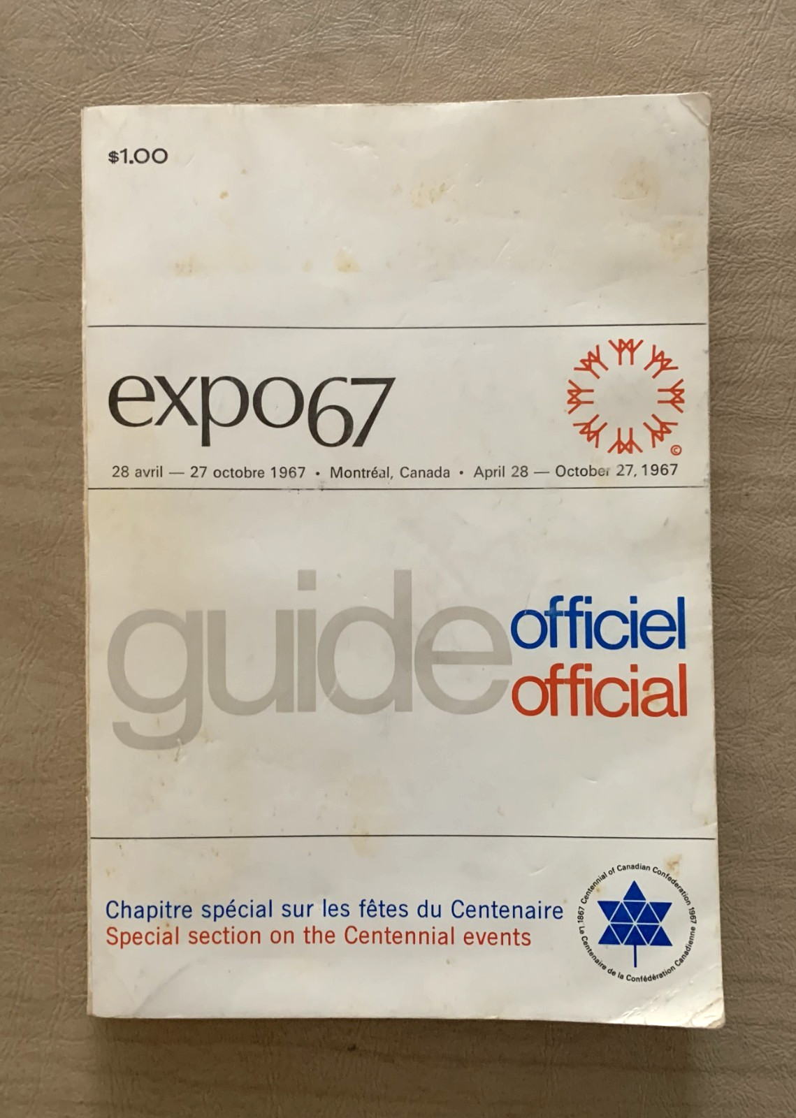 Official Guide to Expo 67 - Montreal 1967 French English Official Guide to Expo 67 - Montreal 1967 French English