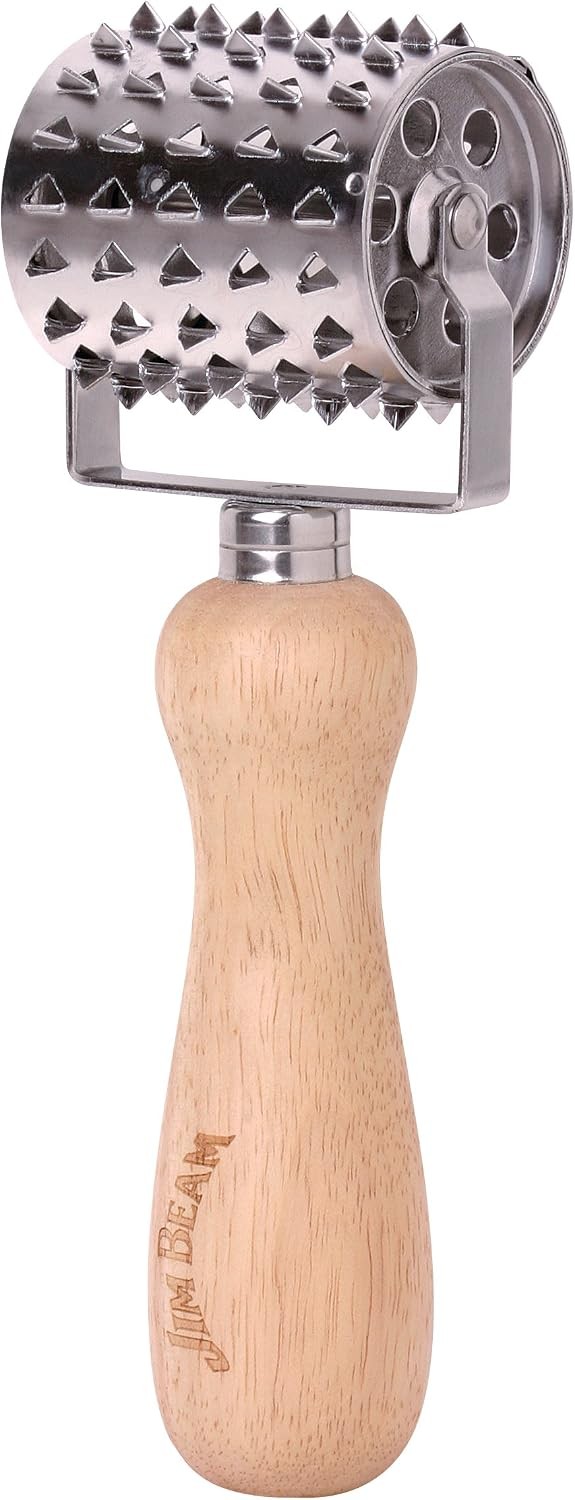 Style Asia JB0150 Rolling Vintage Style Meat Tenderizer Silver