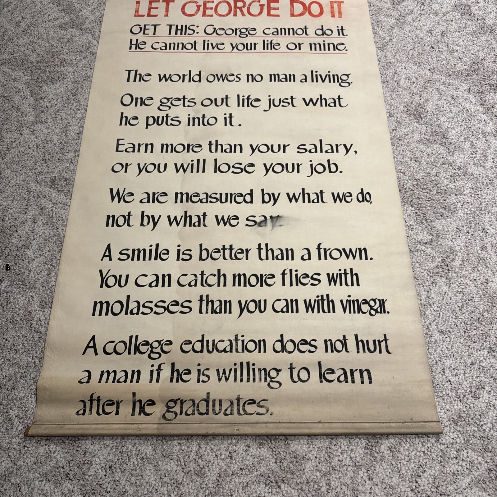 Let George Do It- wall would be great for teachers
